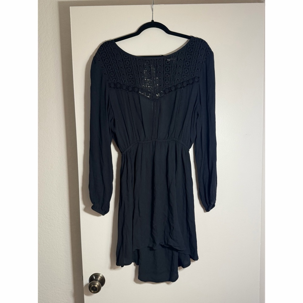 Amuse Society black Long Sleeve Dress